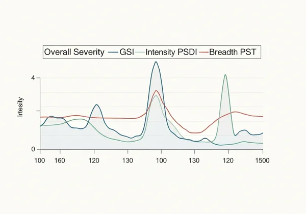 抽象图表，表示随时间变化的心理水平