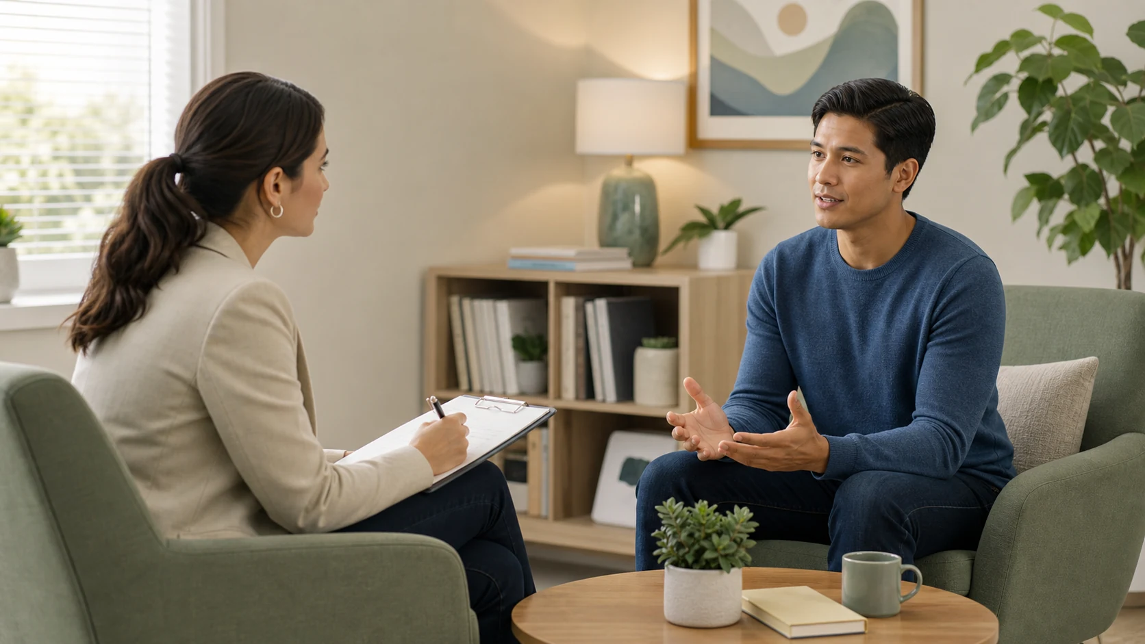 Supportive assessment conversation