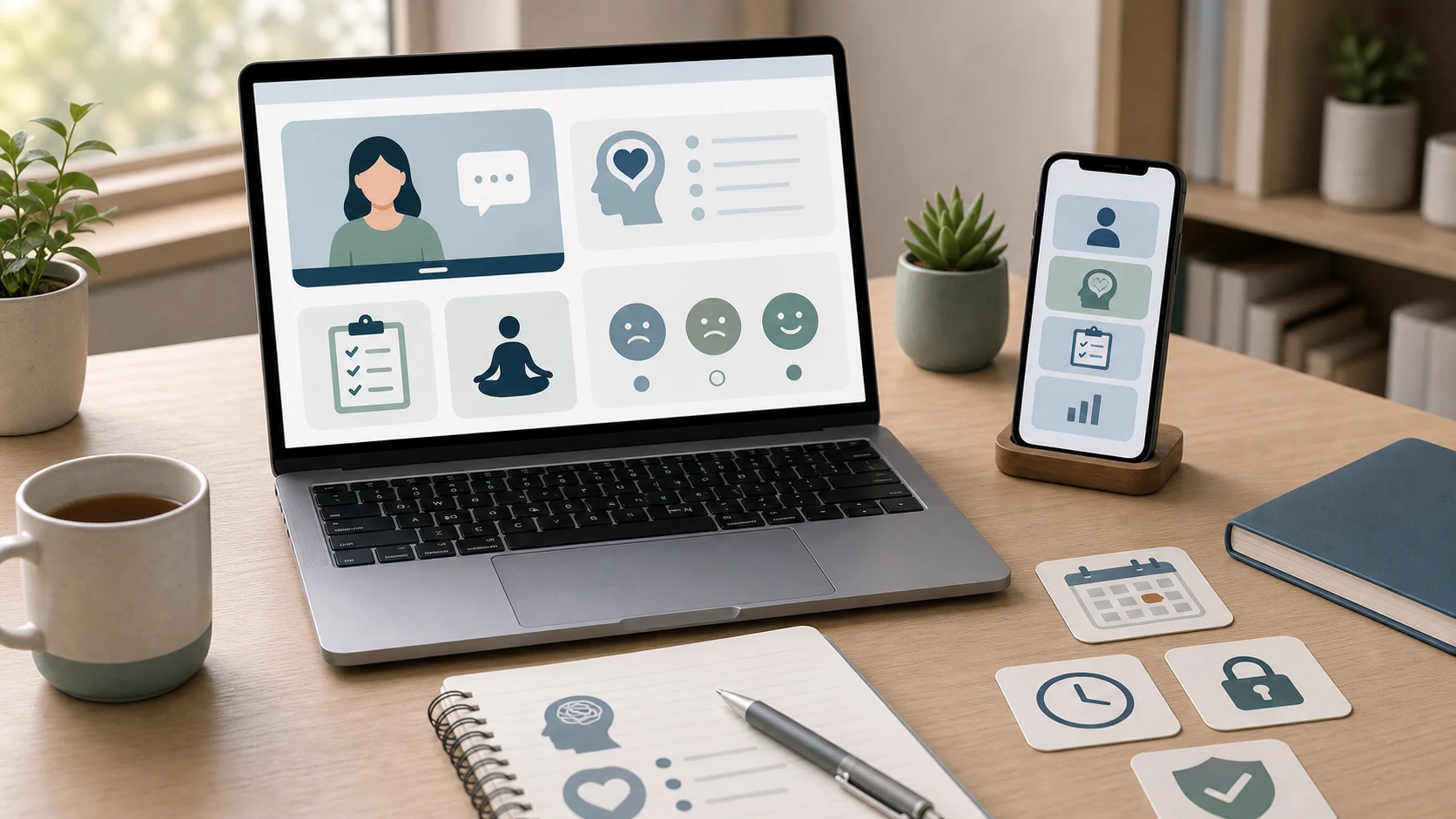 Online mental health options